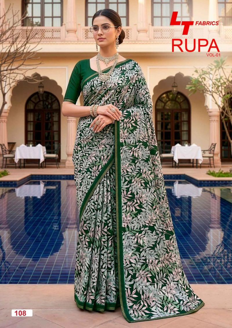 LT Fabrics Lt Rupa Vol 1 Dola Silk Printed Saree Collection Wholesale - Amrah Wholesale