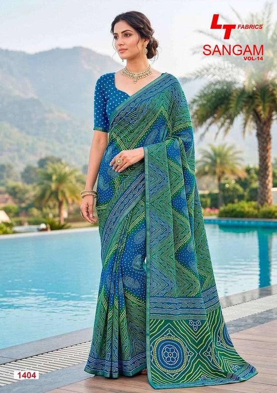 Lt Fabrics Sangam Vol 14 Micro Saree Collection Wholesale Price Surat - Amrah Wholesale