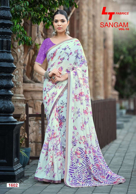 LT Fabrics Sangam Vol 16 Micro Saree Collection - Amrah Wholesale