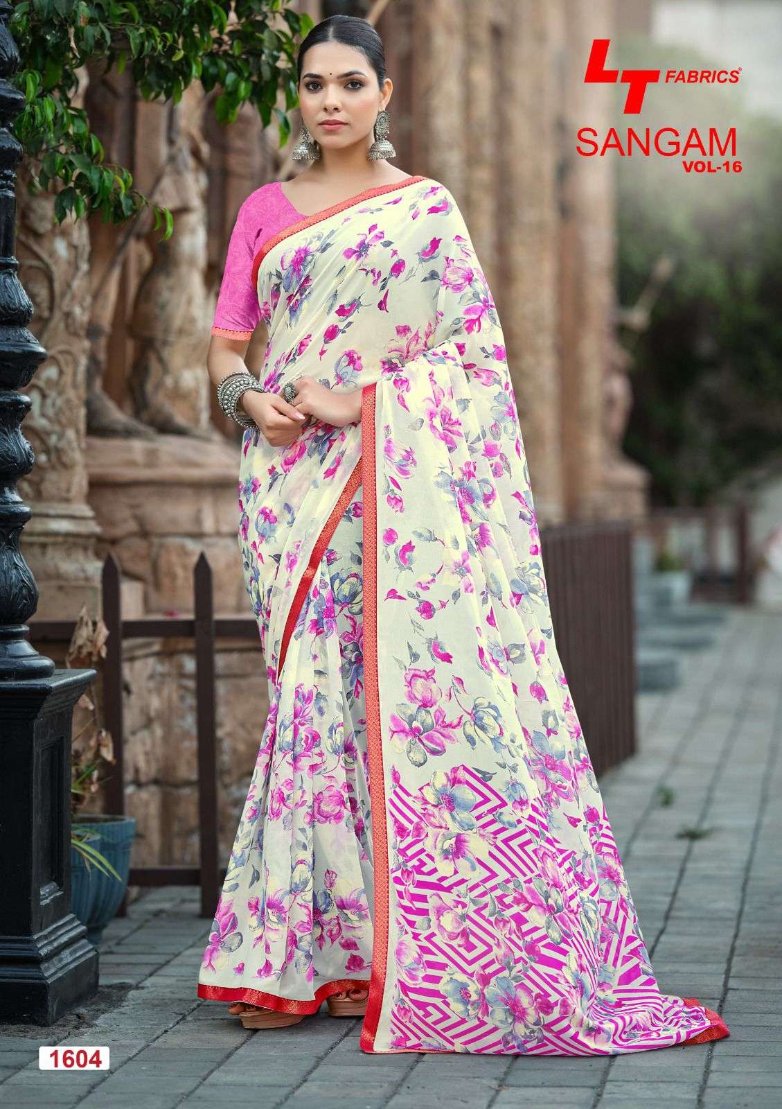 LT Fabrics Sangam Vol 16 Micro Saree Collection - Amrah Wholesale