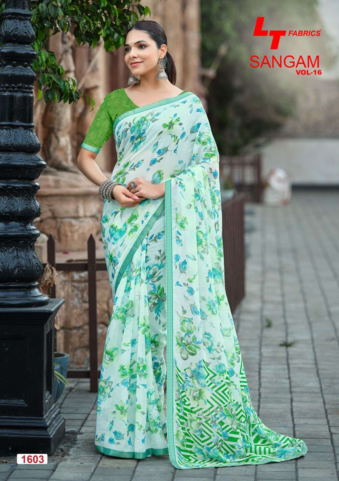 LT Fabrics Sangam Vol 16 Micro Saree Collection - Amrah Wholesale