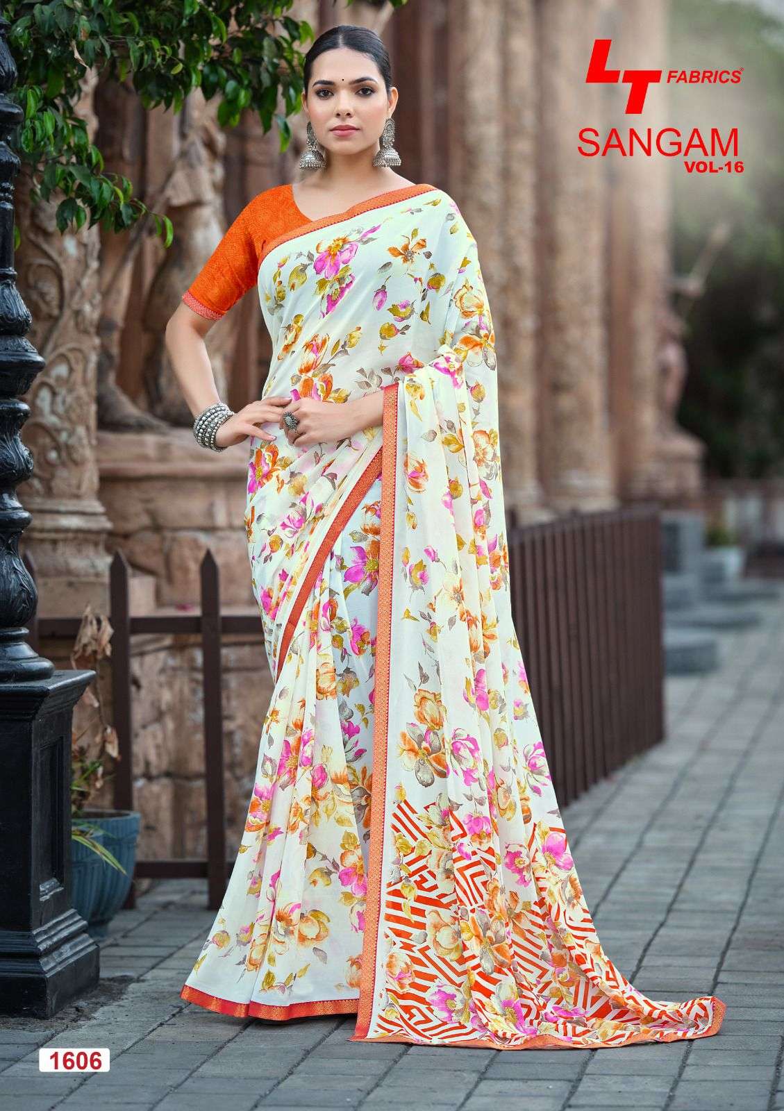 LT Fabrics Sangam Vol 16 Micro Saree Collection - Amrah Wholesale