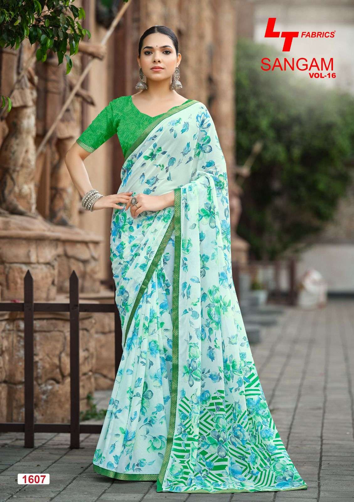 LT Fabrics Sangam Vol 16 Micro Saree Collection - Amrah Wholesale