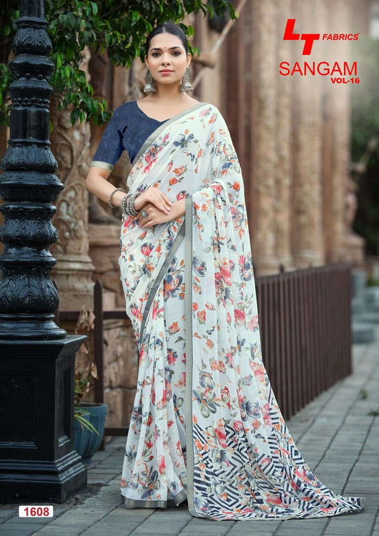 LT Fabrics Sangam Vol 16 Micro Saree Collection - Amrah Wholesale