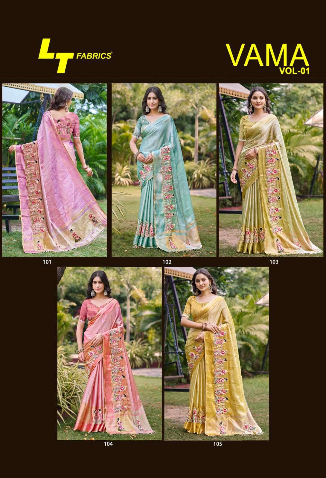 LT Fabrics Vama Vol 1 Party Wear Designer Saree