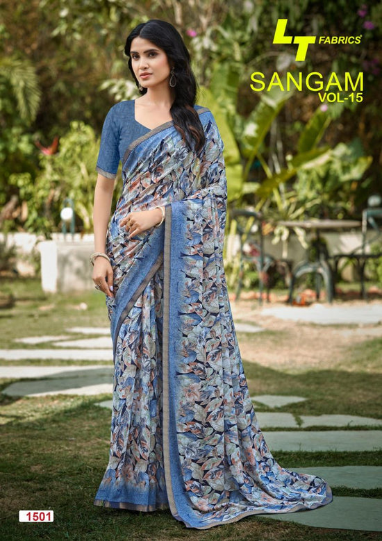 LT Sangam Vol 15 Micro Printed Saree Collection