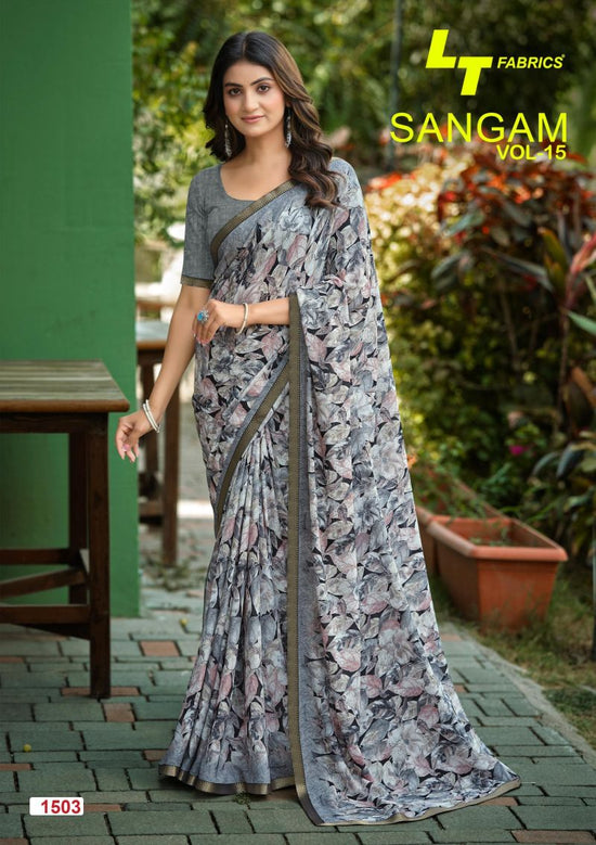 LT Sangam Vol 15 Micro Printed Saree Collection