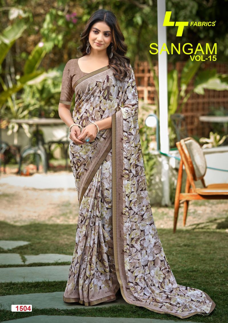 LT Sangam Vol 15 Micro Printed Saree Collection