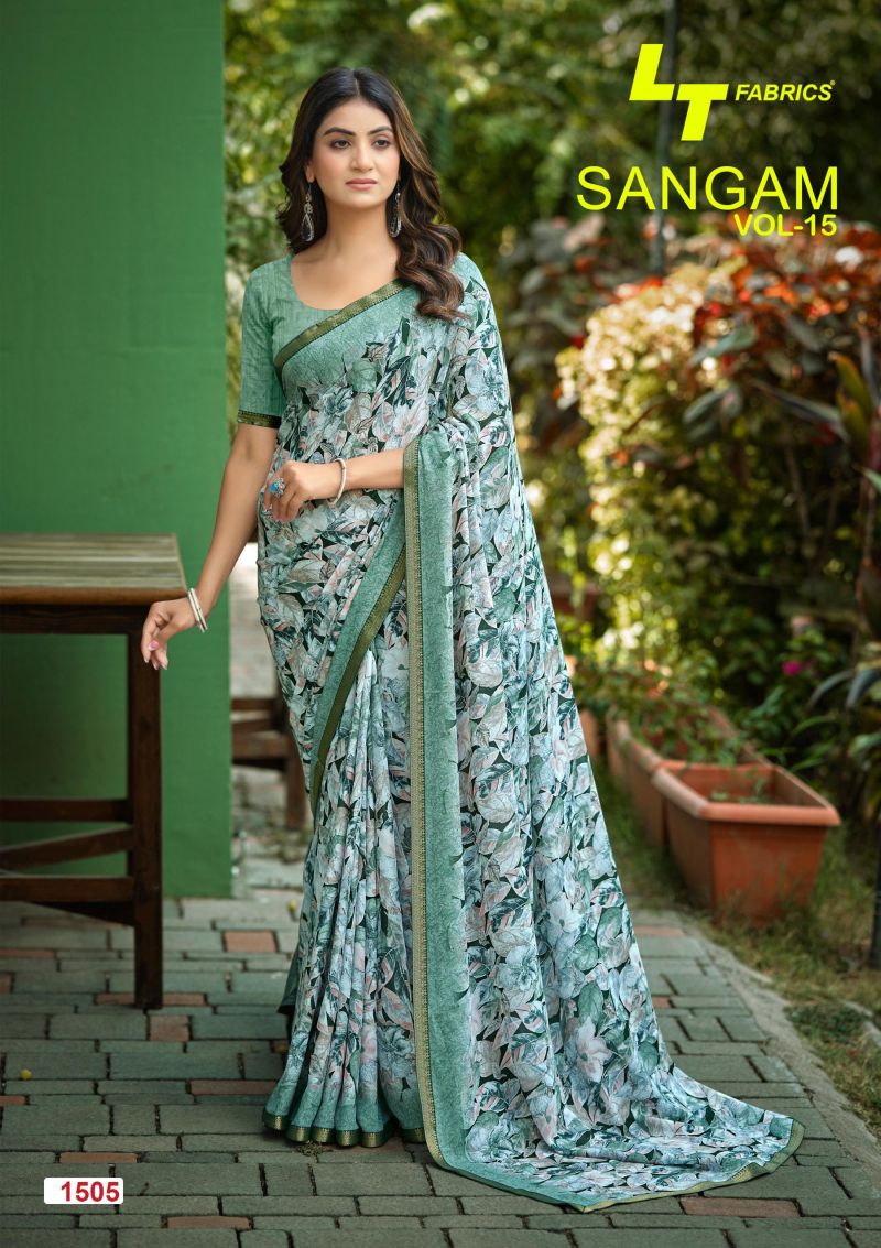 LT Sangam Vol 15 Micro Printed Saree Collection