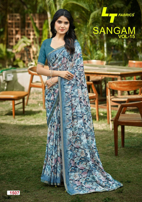 LT Sangam Vol 15 Micro Printed Saree Collection