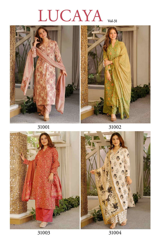 Lucaya Vol 31 Cambric Cotton Salwar Suit Set