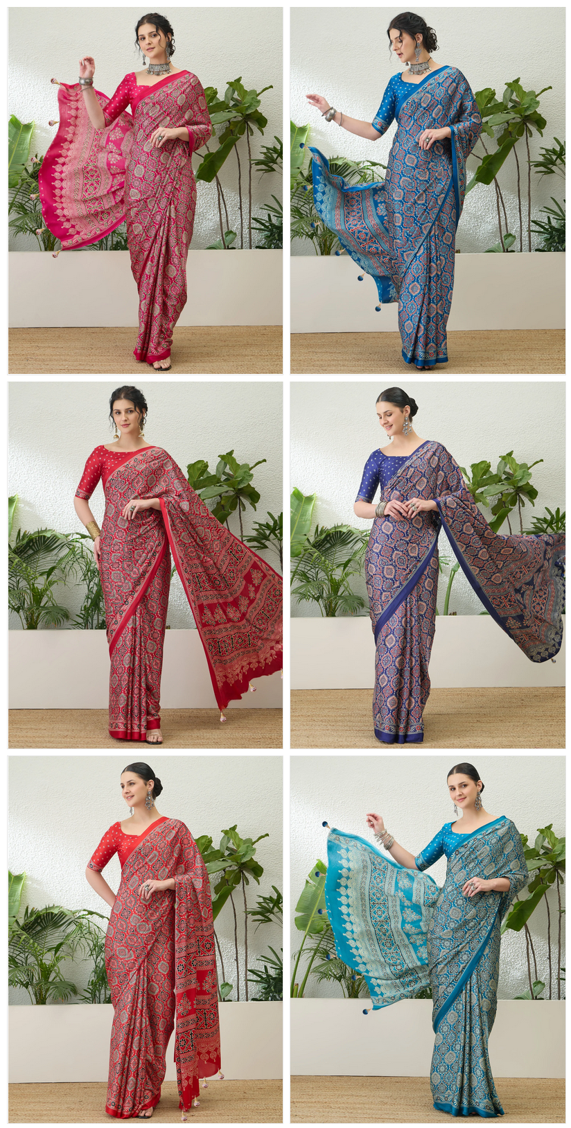 Lux Vol 16 Saree - Amrah Wholesale