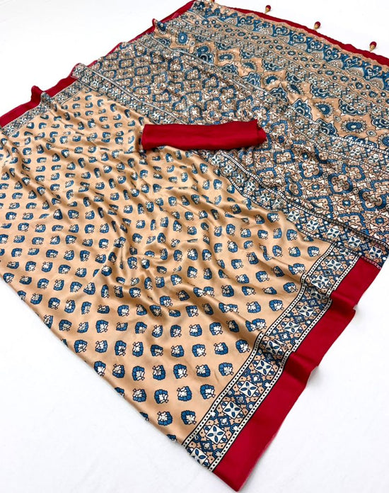Lux Vol 43 Pure Modal Mirror Work Saree Collection