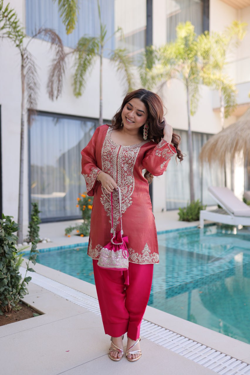 Lw 9321 Viscose Kurti Set Wholesale Surat