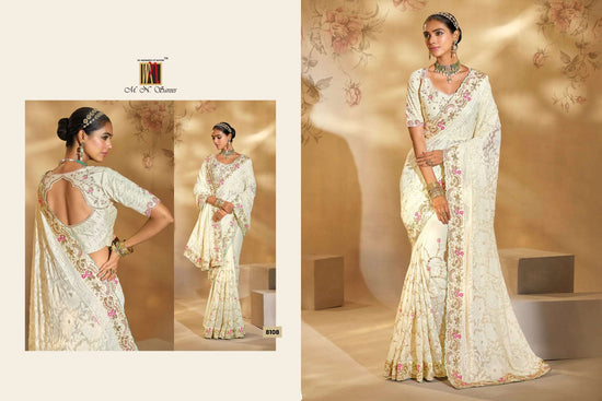 M.N Sarees Shahi Poshak Vol-06 Pure Silk Banarasi Saree