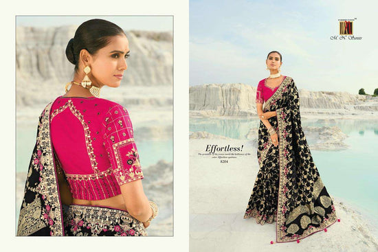 M.N Sarees Shahi Poshak Vol-07 Viscose Satin Saree