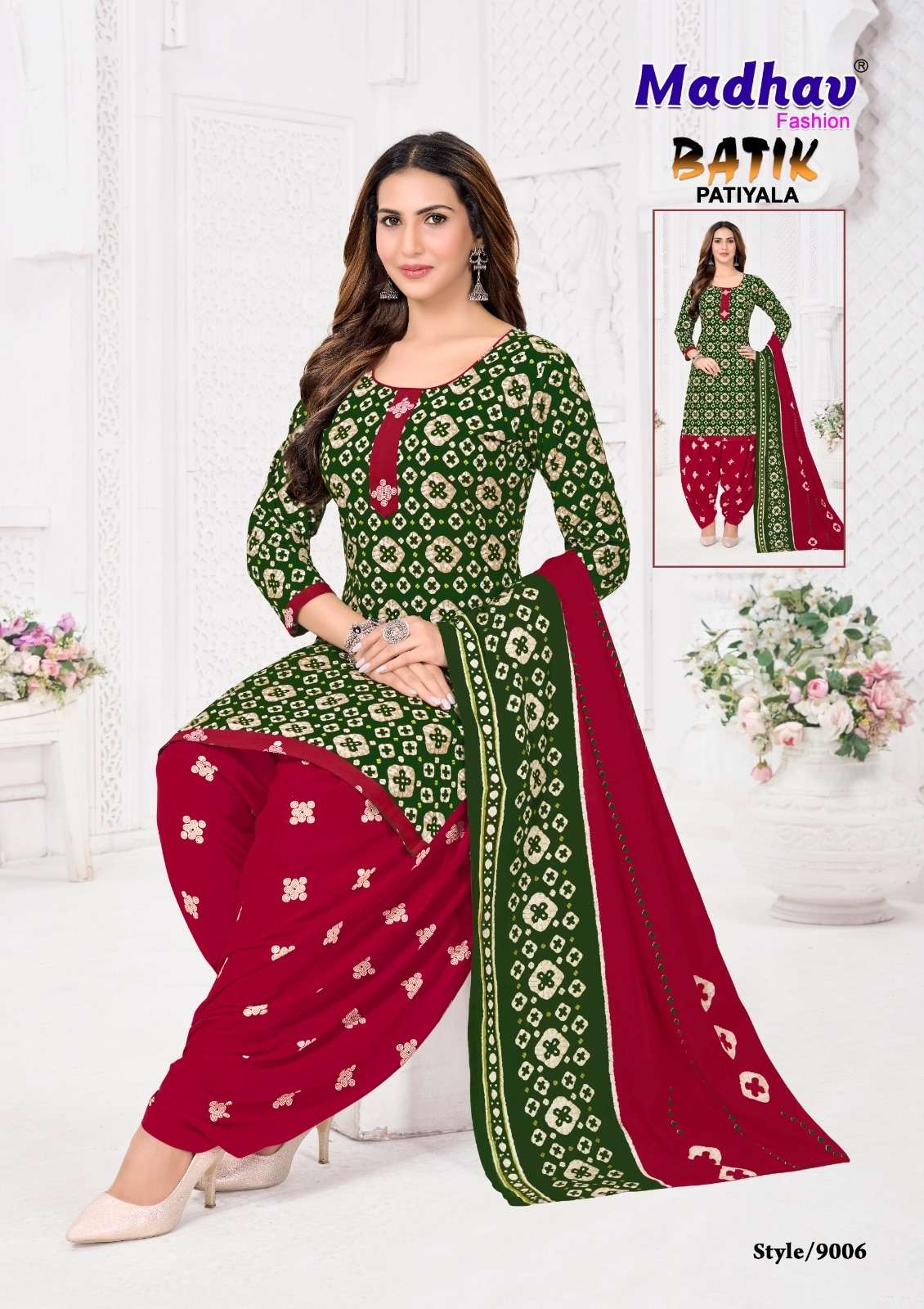 MADHAV BATIK PATIYALA VOL - 9 Dress Material Wholesale Catalogue - Amrah Wholesale