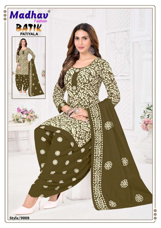 MADHAV BATIK PATIYALA VOL - 9 Dress Material Wholesale Catalogue - Amrah Wholesale
