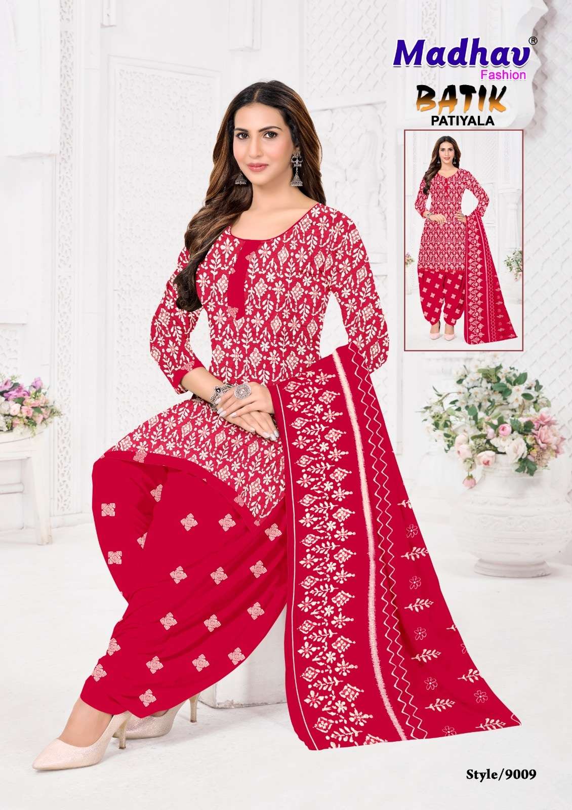 MADHAV BATIK PATIYALA VOL - 9 Dress Material Wholesale Catalogue - Amrah Wholesale