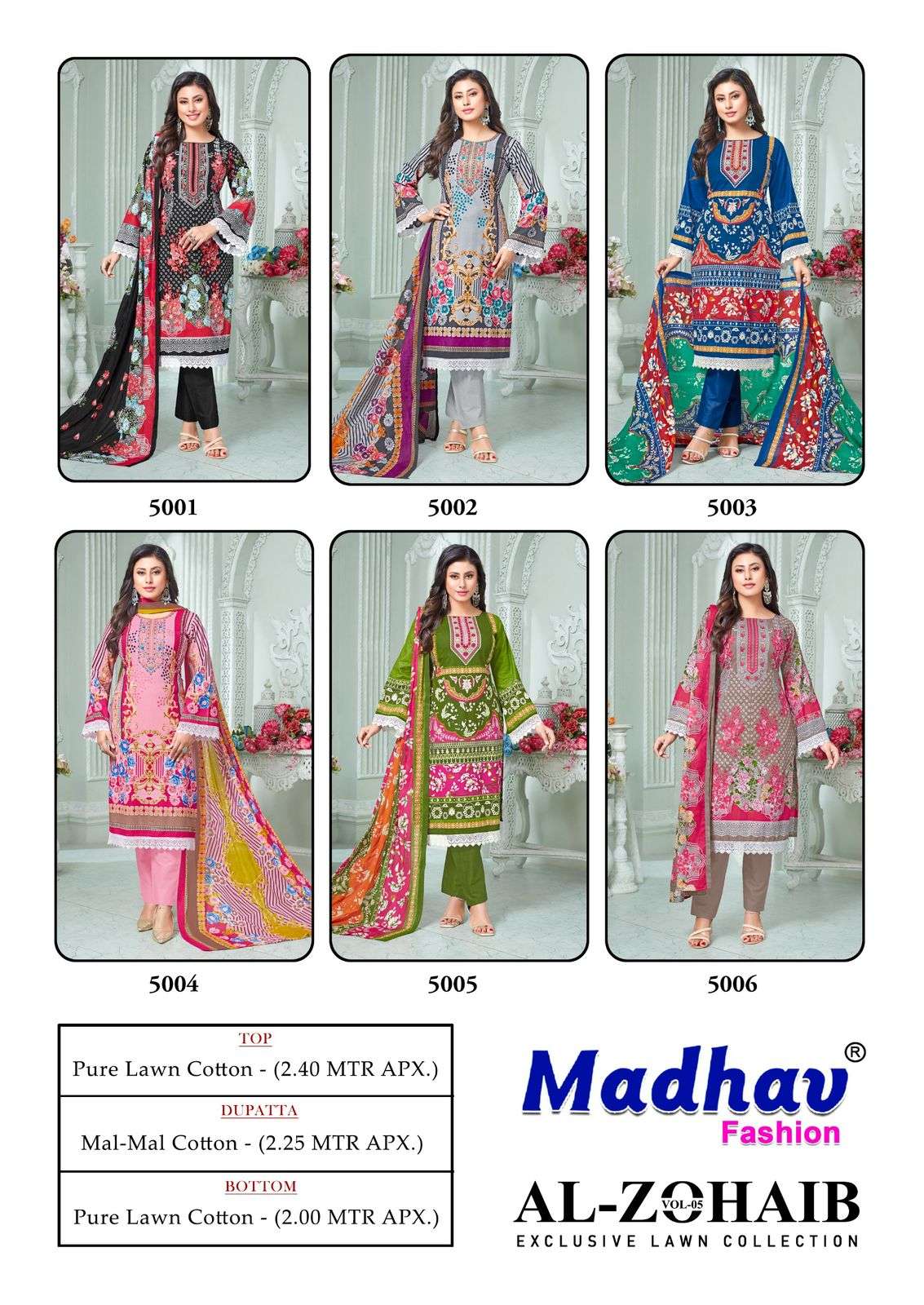 Madhav Fashion Al-zohaib Vol-05