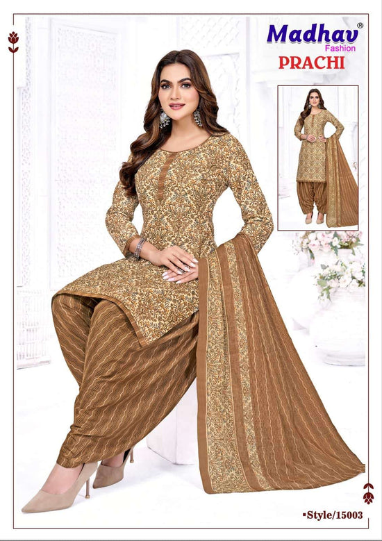 Madhav Fashion Prachi Vol 15 Pure Cotton Printed Dress Material