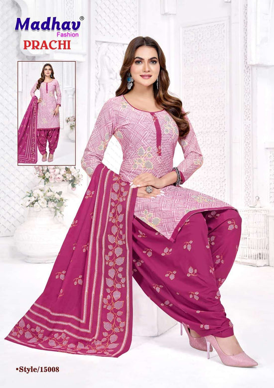 Madhav Fashion Prachi Vol 15 Pure Cotton Printed Dress Material