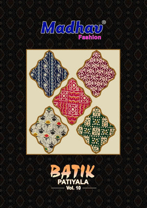 Madhav International Batik Patiyala Vol 10 Pure Cotton Printed Dress Material