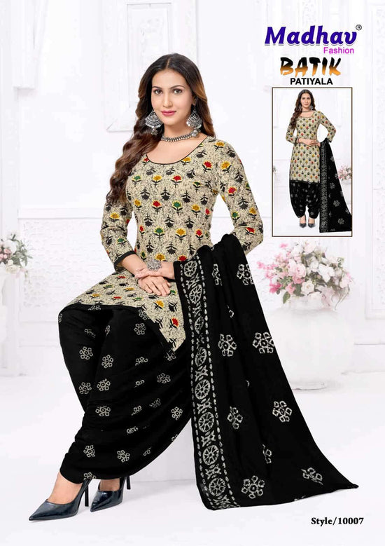 Madhav International Batik Patiyala Vol 10 Pure Cotton Printed Dress Material