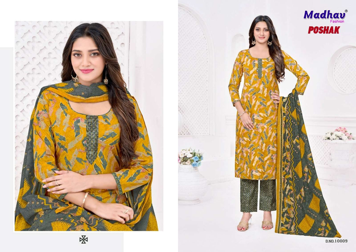 MADHAV POSHAK VOL-10 Cotton Printed Salwar Suit