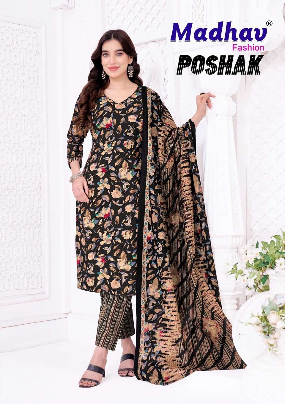 Madhav Poshak Vol-8 Cotton Dress Material Wholesale Surat India