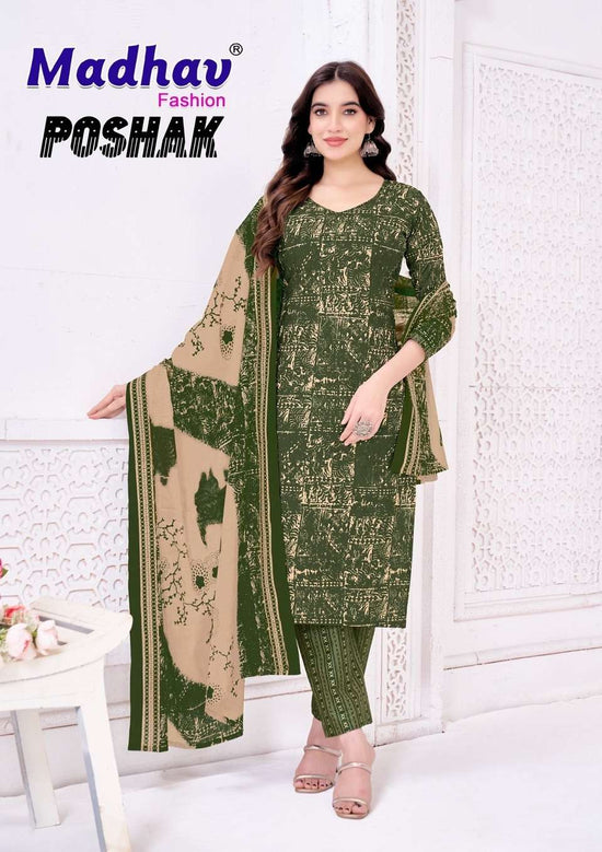 Madhav Poshak Vol-8 Cotton Dress Material Wholesale Surat India