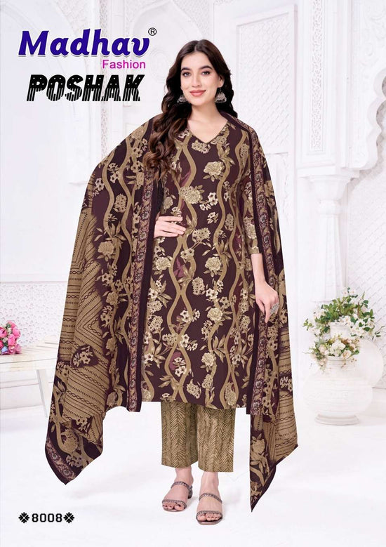 Madhav Poshak Vol-8 Cotton Dress Material Wholesale Surat India