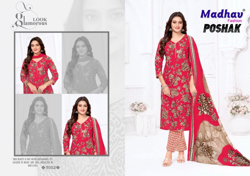 MADHAV POSHAK Vol 9 Pure Cotton Printed Dress Material