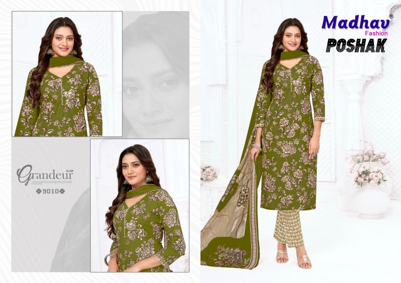 MADHAV POSHAK Vol 9 Pure Cotton Printed Dress Material