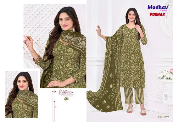 Madhav Trendz Madhav Poshak Vol 10 Cotton Printed Dress Material