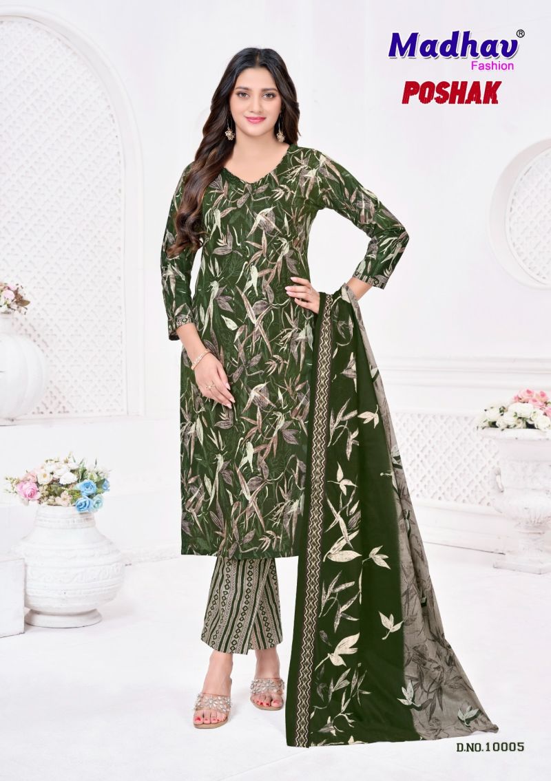 Madhav Trendz Madhav Poshak Vol 10 Cotton Printed Dress Material