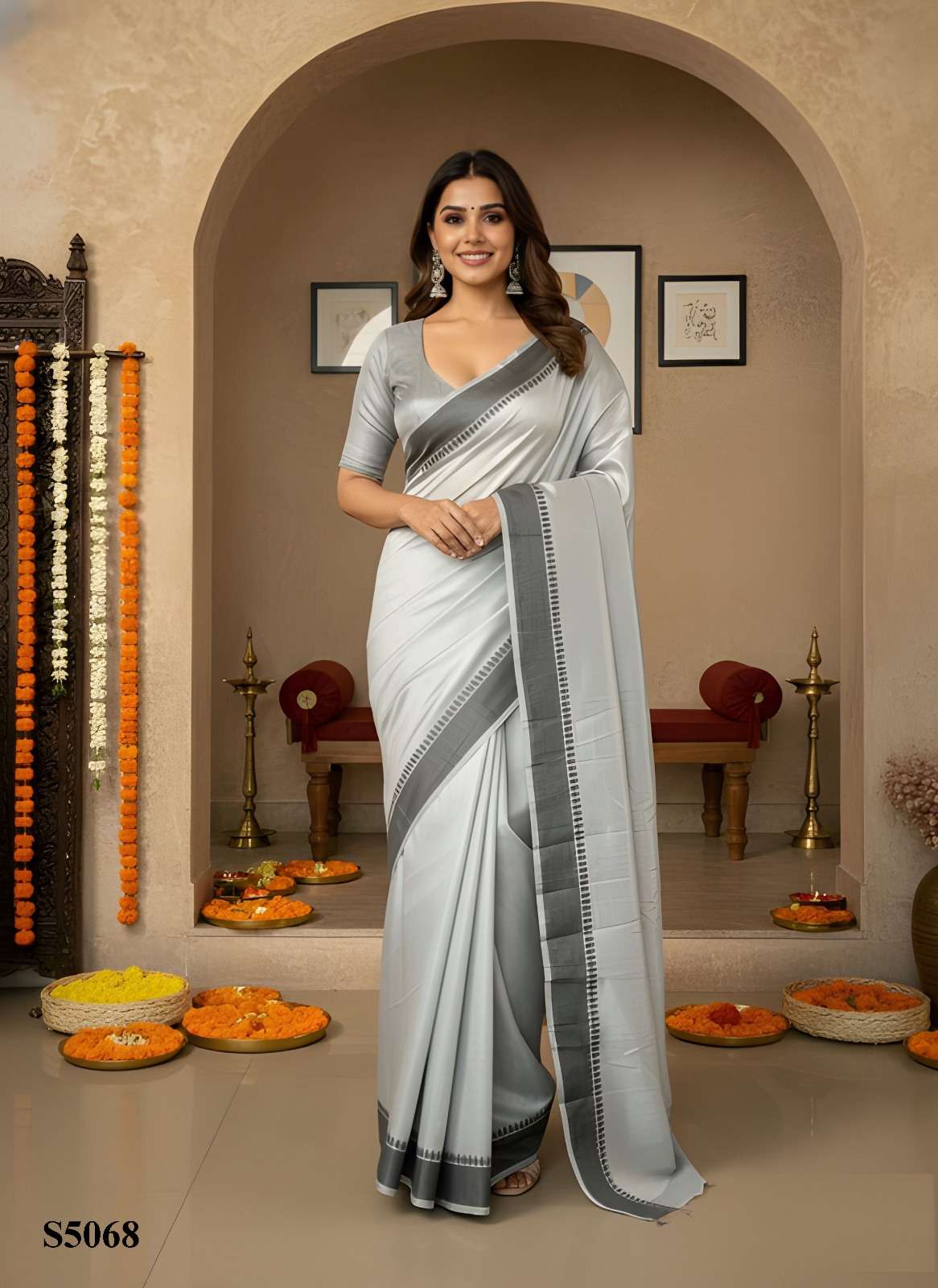MAHOTSAV BAANI Manipuri Kalam Printed Saree - Amrah Wholesale