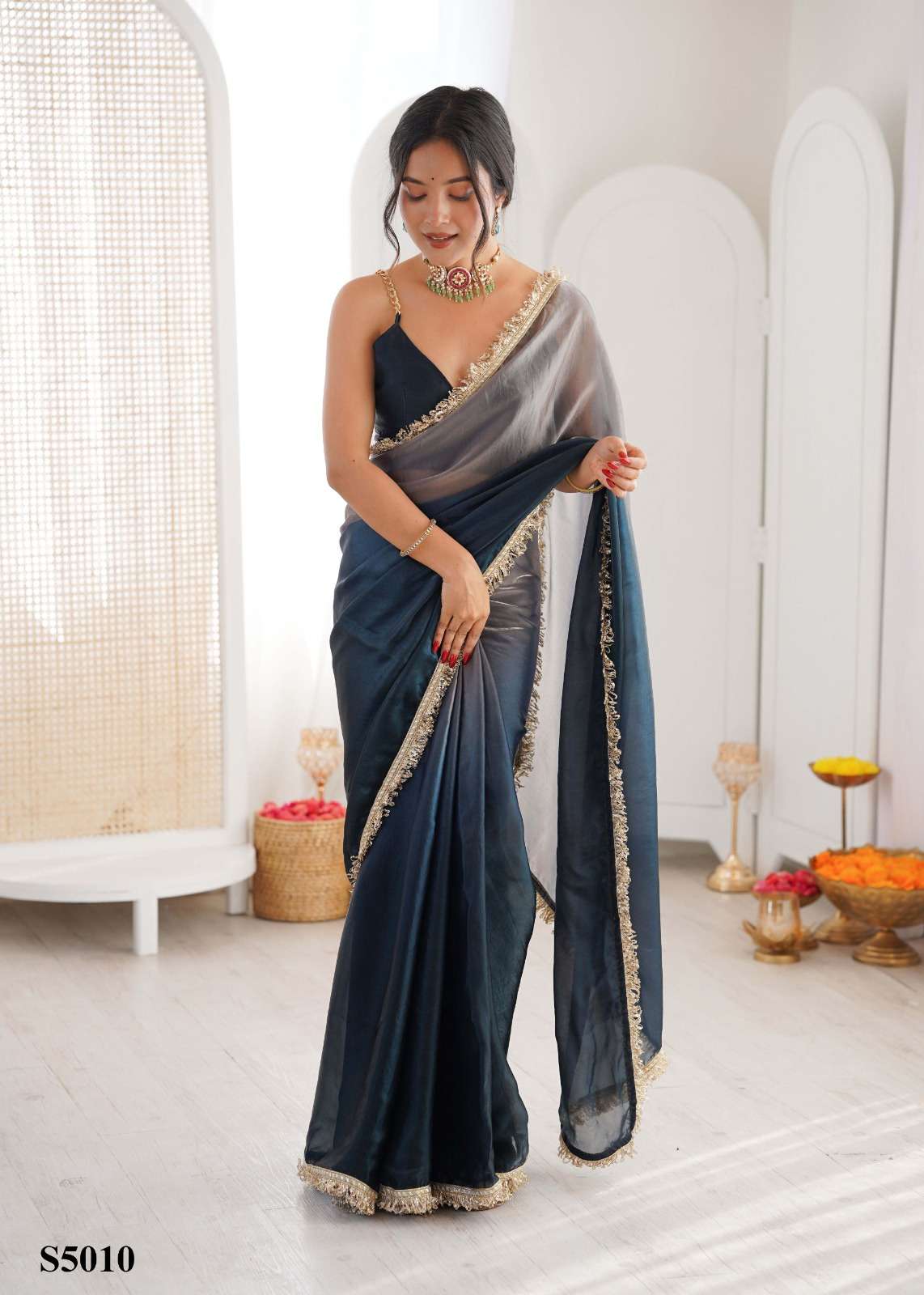 Mahotsav Mariya Satin Printed Saree