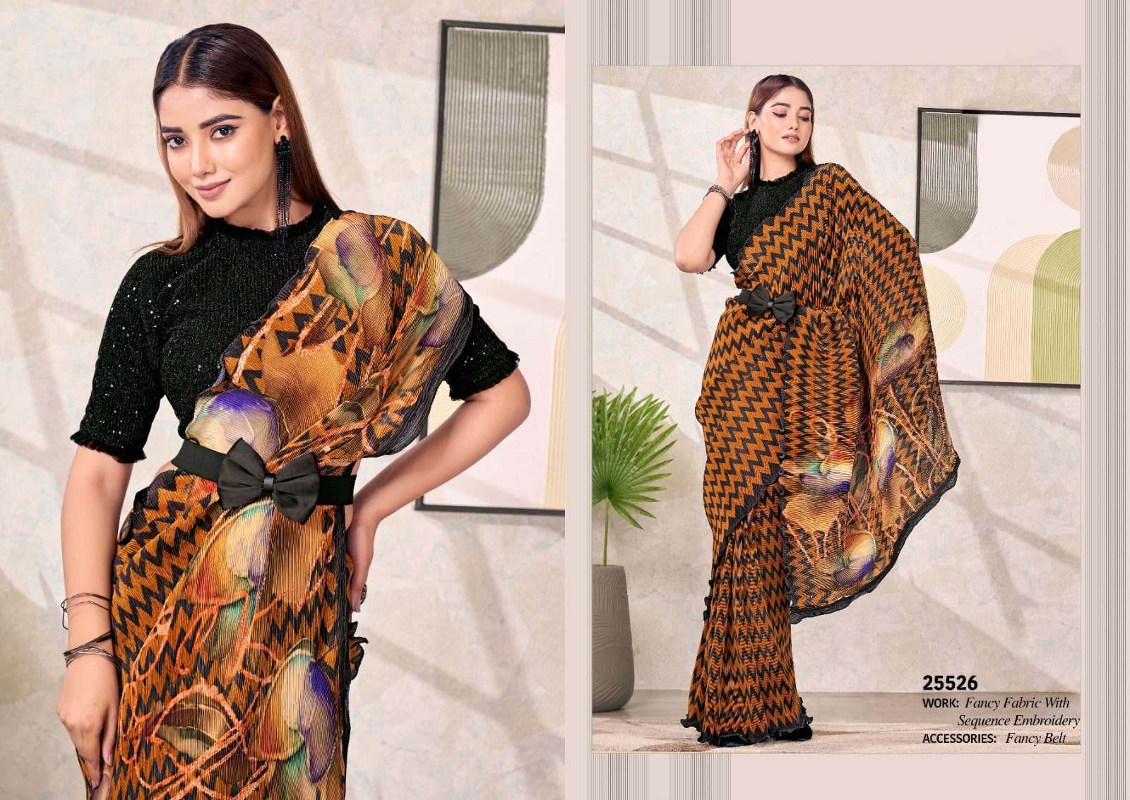 Mahotsav Mohmanthan 25500-B Shylla Pure Satin Silk Sarees - Amrah Wholesale