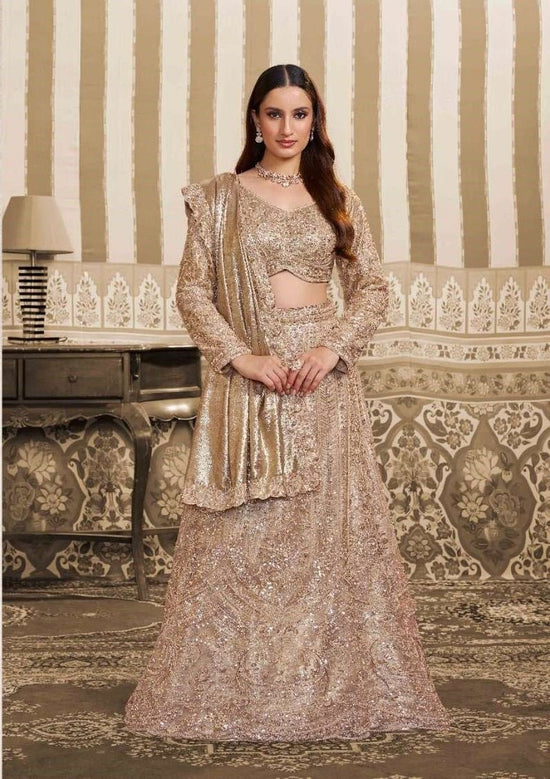 Mahotsav Mohmanthan 26400 Stella Foil Satin Embroidery Saree - Amrah Wholesale
