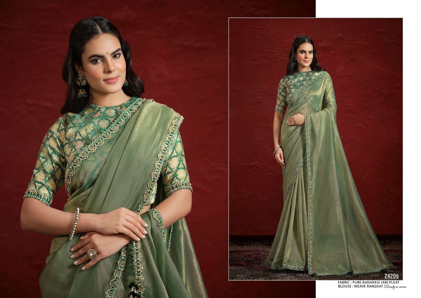 Mahotsav Mohmanthan 24200 Aaina Saree Wholesale Catalogue
