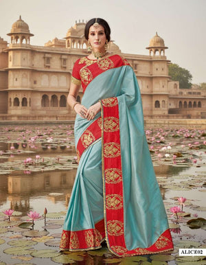 MAHOTSAV MOHMANTHAN ALICE Georgette Silk Saree
