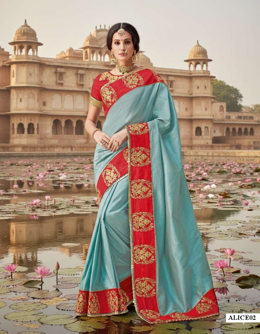 MAHOTSAV MOHMANTHAN ALICE Georgette Silk Saree