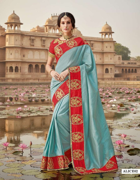MAHOTSAV MOHMANTHAN ALICE Georgette Silk Saree