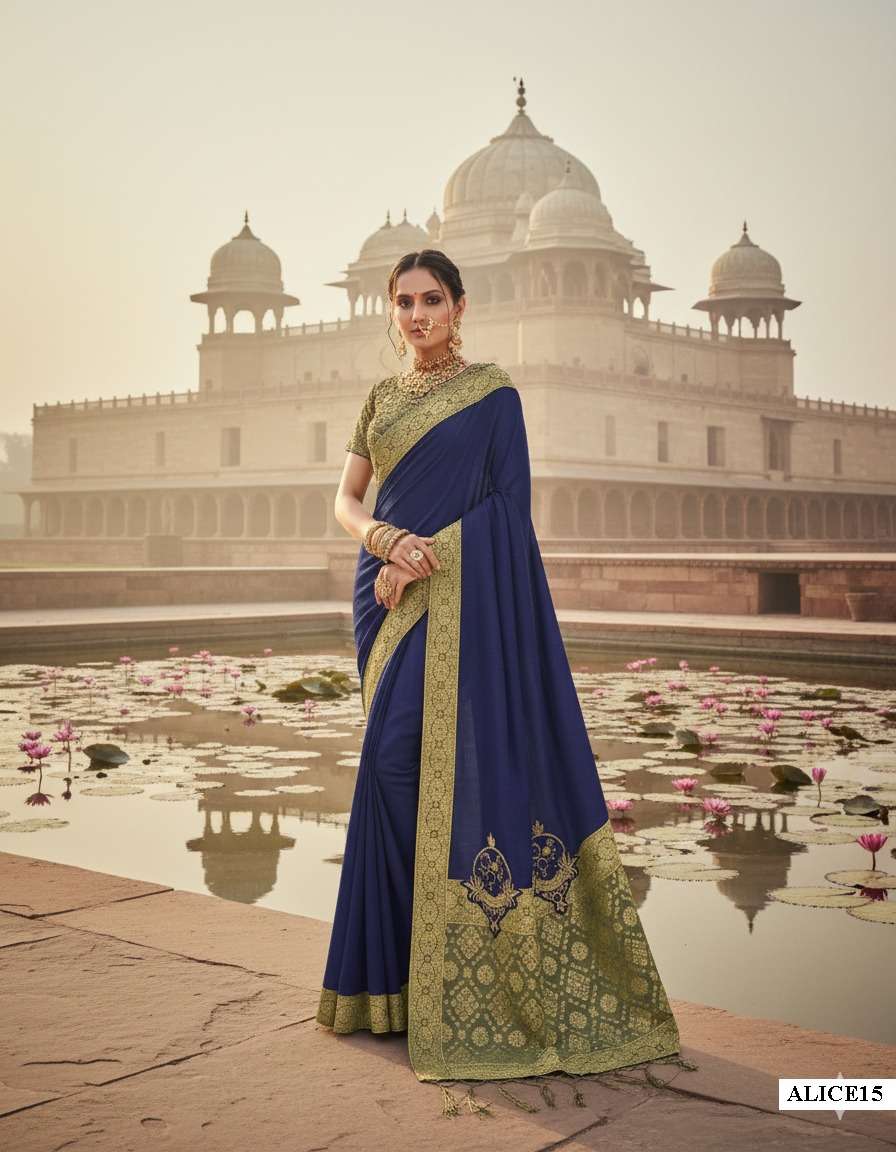 MAHOTSAV MOHMANTHAN ALICE Georgette Silk Saree