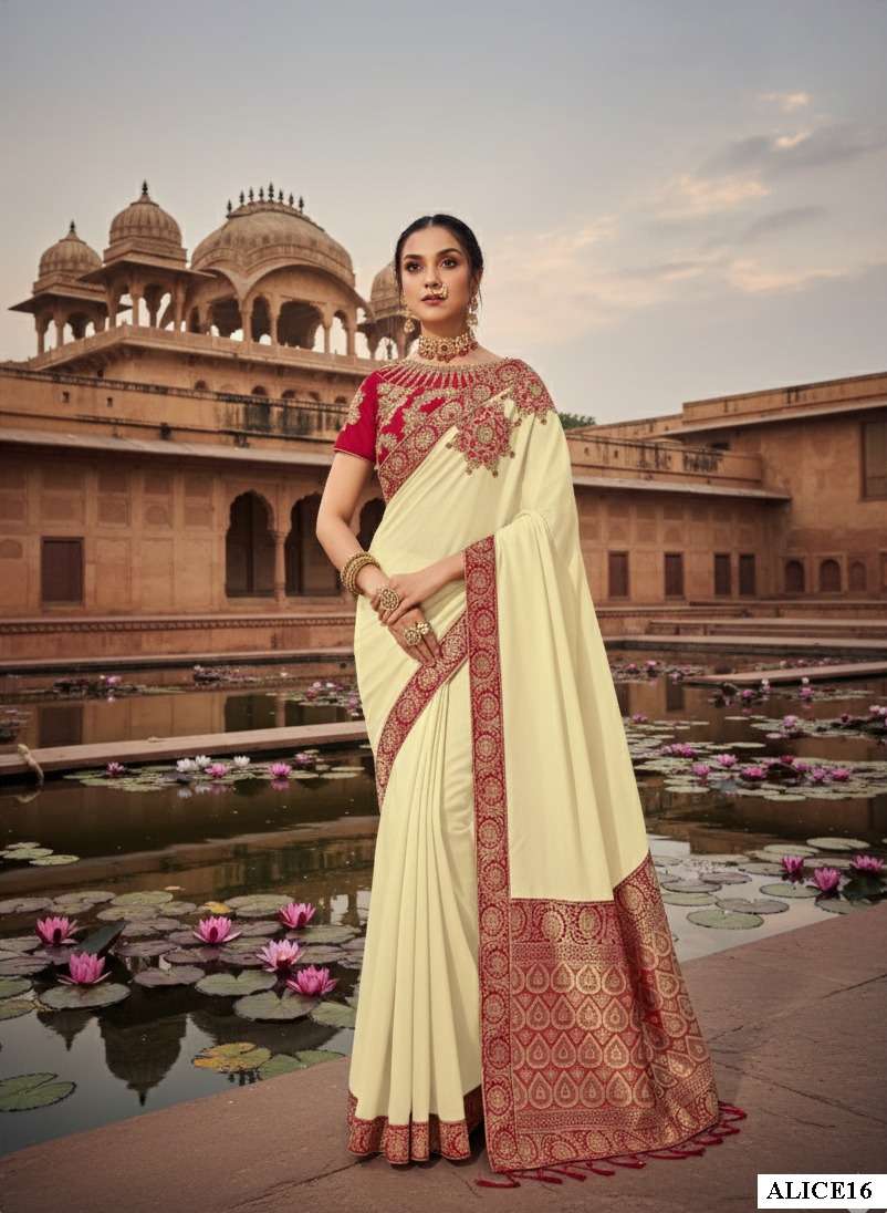 MAHOTSAV MOHMANTHAN ALICE Georgette Silk Saree