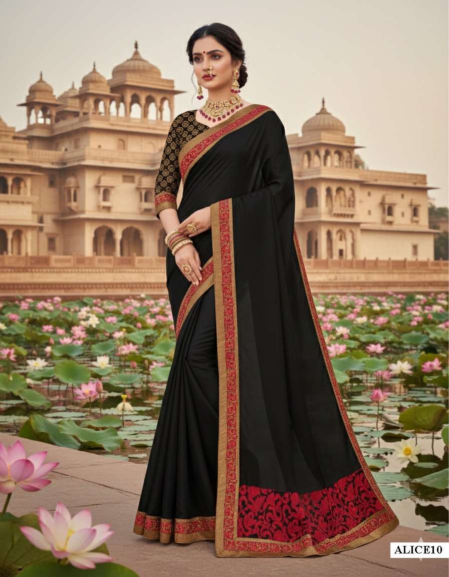 MAHOTSAV MOHMANTHAN ALICE Georgette Silk Saree