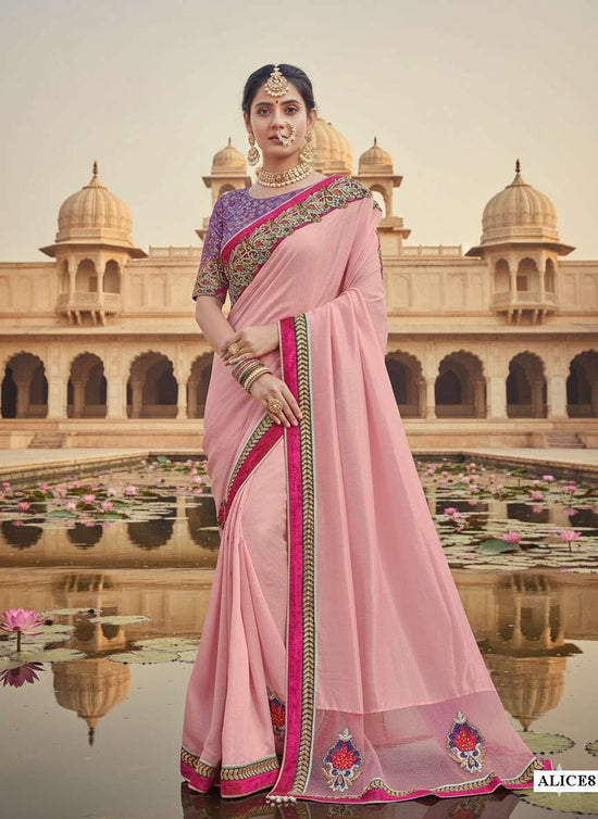 MAHOTSAV MOHMANTHAN ALICE Georgette Silk Saree