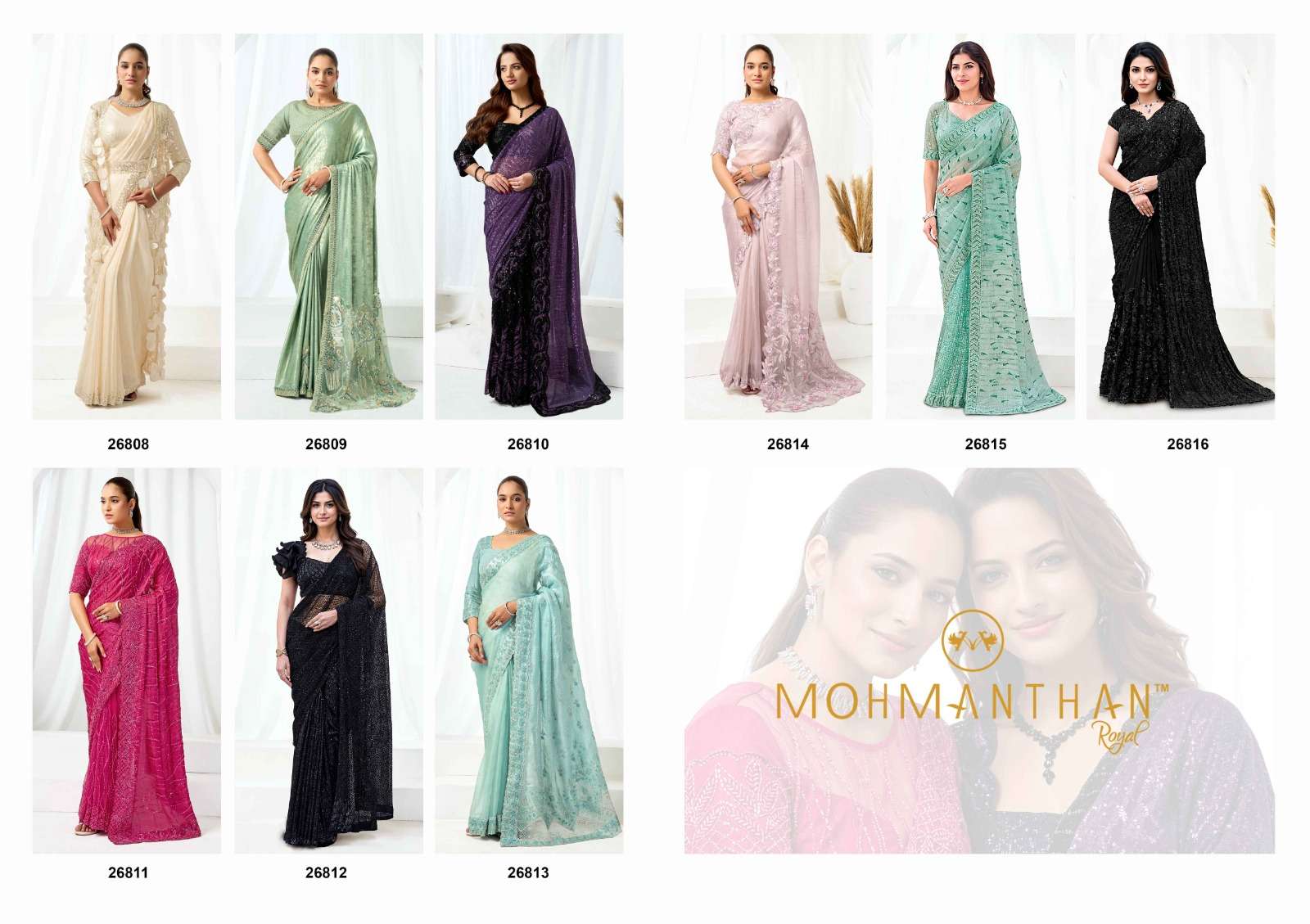 Mahotsav Mohmanthan 26800 Belle Vol-1 Satin Silk Saree