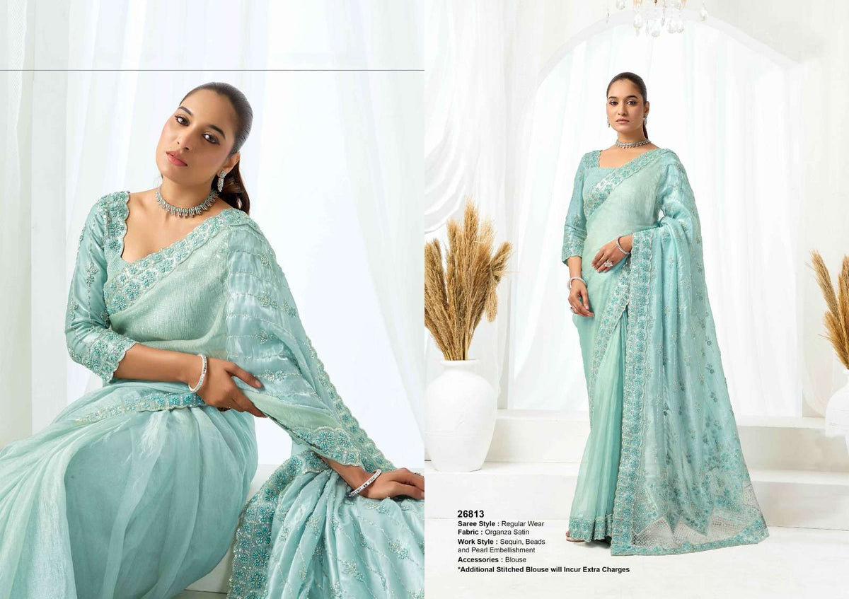 Mahotsav Mohmanthan 26800 Belle Vol-1 Satin Silk Saree